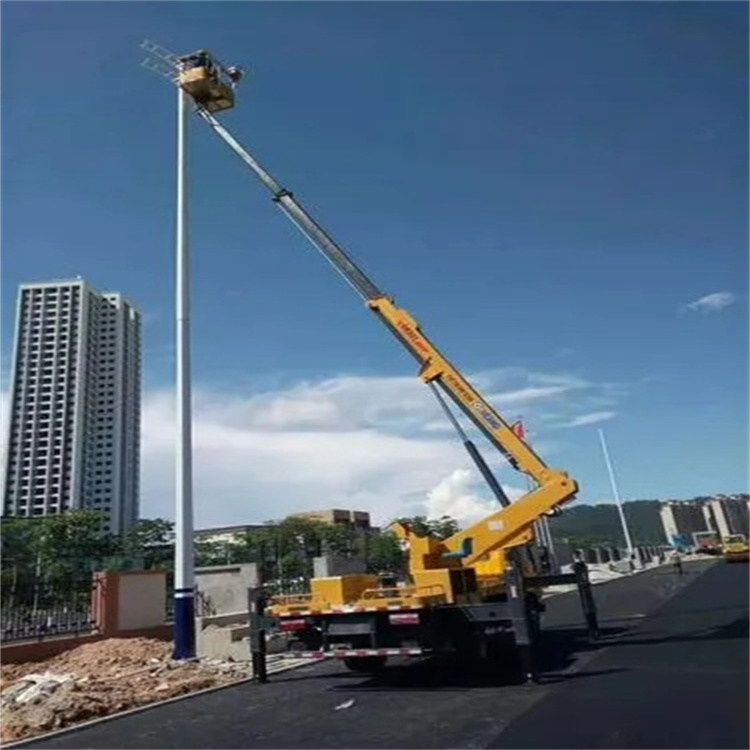 青岛维修路灯的曲臂升降车出租